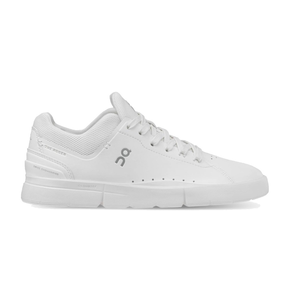 On Cloud The Roger Advantage all White Mens size 8.5